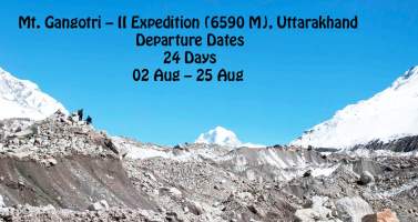 Image of Mount Gangotri II Expedition 6590m In India | Shikhar travels India